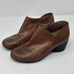 Dansko Boots Women 6.5-7 EU 37 Raina Ankle Booties Leather Minimalist Capsule